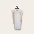 Guayabera lino fino bordado dorado
