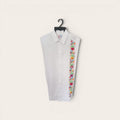 Guayabera presidencial lino fino bordado floral